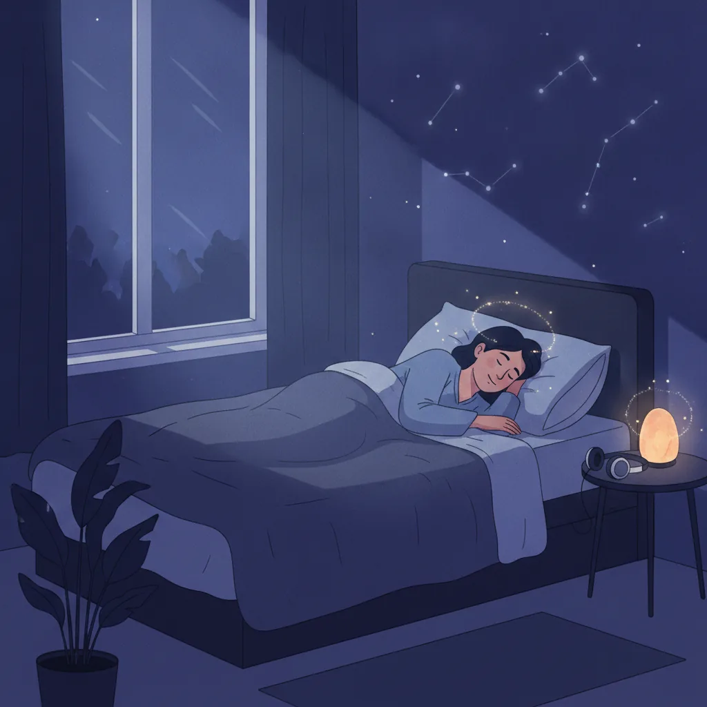 RestWave sleep sounds generator — 31 real ASMR sleep sound textures for deep sleep, free online